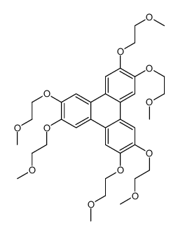 2,3,6,7,10,11-hexakis(2-methoxyethoxy)triphenylene结构式
