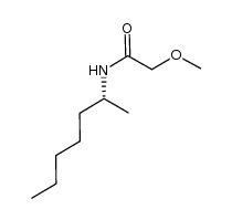(R)-N-(2-heptyl)-2-methoxyacetamide结构式