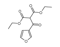 diethyl 2-(furan-3-carbonyl)-malonate结构式