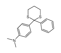 N,N-dimethyl-4-(2-phenyl-1,3-dithian-2-yl)aniline结构式