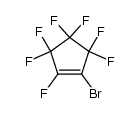 1-Bromheptafluor-1-cyclopenten结构式