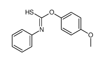 O-(4-methoxyphenyl) N-phenylcarbamothioate结构式