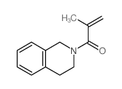 2-Propen-1-one,1-(3,4-dihydro-2(1H)-isoquinolinyl)-2-methyl-结构式