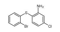 2-(2-bromo-phenylsulfanyl)-5-chloro-aniline结构式