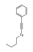2-butyltellanylethynylbenzene结构式