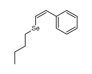 (2-butylselanyl-vinyl)-benzene结构式