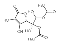 5,6-diacetoxy-L-ascorbic acid结构式