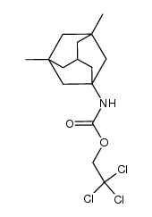 2,2,2-trichloroethyl 3,5-dimethyladamantylcarbamate结构式