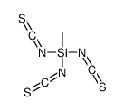 triisothiocyanato(methyl)silane结构式