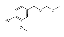 2-methoxy-4-((methoxymethoxy)methyl) phenol结构式