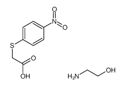 ACETIC ACID, ((4-NITROPHENYL)THIO)-, compd. with 2-AMINOETHANOL (1:1)结构式