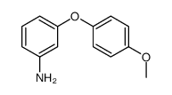 3-(4-methoxyphenoxy)aniline结构式