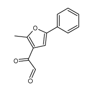 (2-Methyl-5-phenyl-[3]furyl)-glyoxal结构式