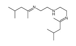 N,N'-bis(1,3-dimethylbutylidene)-2,2'-iminobis(ethylamine)结构式