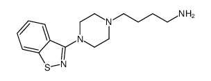 4-[4-(1,2-benzothiazol-3-yl)piperazin-1-yl]butan-1-amine结构式