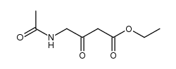 4-acetylamino-3-oxo-butyric acid ethyl ester结构式