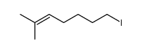1-iodo-6-methyl-5-heptene结构式