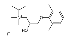 [3-(2,6-dimethylphenoxy)-2-hydroxypropyl]-dimethyl-propan-2-ylazanium,iodide结构式