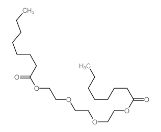 2,2'-ethylenedioxydiethyl dioctanoate结构式