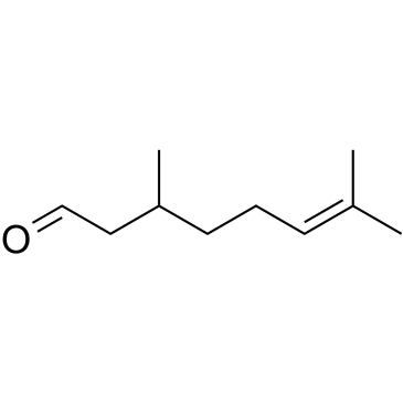 香茅醛结构式