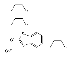 1,3-benzothiazol-2-ylsulfanyl(tributyl)stannane结构式