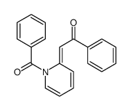 2-(1-benzoylpyridin-2-ylidene)-1-phenylethanone结构式