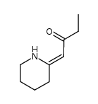 2-(2'-oxobutylidene)piperidine结构式