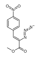 methyl 2-azido-3-(4-nitrophenyl)prop-2-enoate结构式
