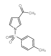 3-乙酰基-1-甲苯磺酰基吡咯结构式