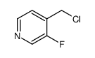 4-Chloromethyl-3-fluoro-pyridine结构式