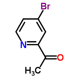 1-(4-溴吡啶-2-基)乙酮结构式