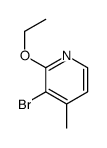 3-bromo-2-ethoxy-4-methylpyridine结构式