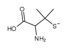 1-amino-1-carboxy-2-methylpropane-2-thiolate结构式