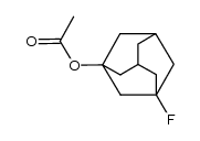 3-fluoroadamantan-1-yl acetate结构式