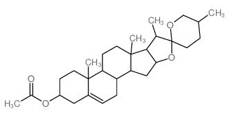 diosgenin, acetate结构式