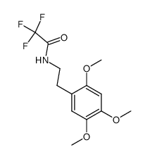 2,2,2-trifluoro-N-(2,4,5-trimethoxyphenethyl)acetamide结构式