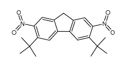 2,7-dinitro-3,6-di-t-butylfluorene结构式