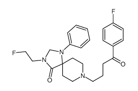 3-N-(2-fluoroethyl)spiperone结构式