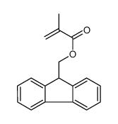 9H-fluoren-9-ylmethyl 2-methylprop-2-enoate结构式