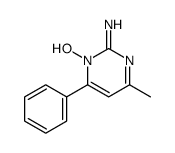 1-hydroxy-4-methyl-6-phenylpyrimidin-2-imine结构式