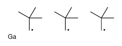 tris(2,2-dimethylpropyl)gallane结构式
