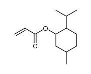 2-isopropyl-5-methylcyclohexyl acrylate结构式