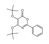 4,5-di-t-butoxy-2-phenyl-1,3-oxazin-6-one结构式