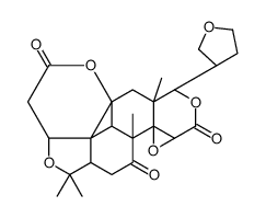 11H,​13H-​Oxireno[d]​pyrano[4',​3':3,​3a]​isobenzofuro[5,​4-​f]​[2]​benzopyran-​4,​6,​13(2H,​5aH)​-​trione, decahydro-​2,​2,​4a,​8a-​tetramethyl-​8-​(tetrahydro-​3-​furanyl)​-​, (2aR,​4aR,​4bR,​5aS,​8S,​8aS,​10aR,​10bR,​14aS)​- (9CI)结构式
