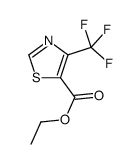 4-三氟甲基-5-噻唑甲酸乙酯结构式