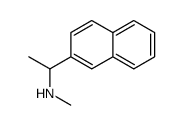 N-methyl-1-(2-naphthyl)ethanamine(SALTDATA: HCl)结构式