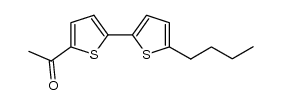 1-(5'-butyl-2,2'-bithiophene-5-yl)ethanone结构式