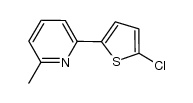 2-(5-chlorothiophen-2-yl)-6-methylpyridine结构式