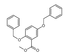 methyl 2,5-bis(phenylmethoxy)benzoate结构式
