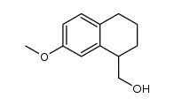 (7-methoxy-1,2,3,4-tetrahydronaphthalen-1-yl)methanol结构式